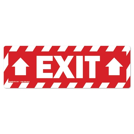 Exit 18in Non-Slip Floor Marker, 6PK